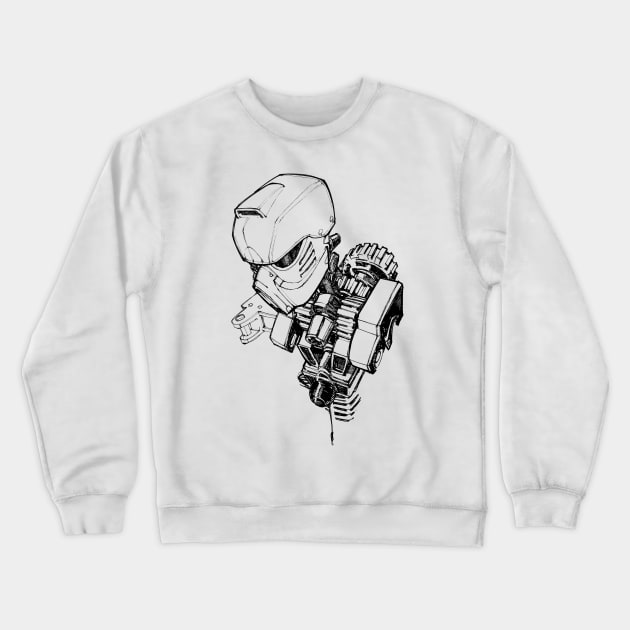TAHU: ALABASTER VARIANT Crewneck Sweatshirt by Creative Mechanics